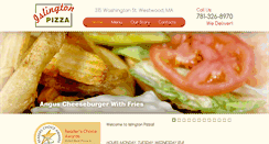 Desktop Screenshot of islington-pizza.com