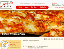 Tablet Screenshot of islington-pizza.com